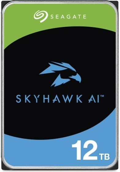 Kasë Seagate SkyHawk AI ST12000VE003, 12TB, 3.5 inç, SATA III