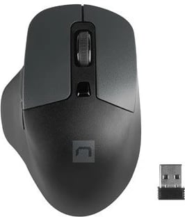 Maus wireless Natec Blackbird 2, 1600 DPI, 6 butona, i zi/gri