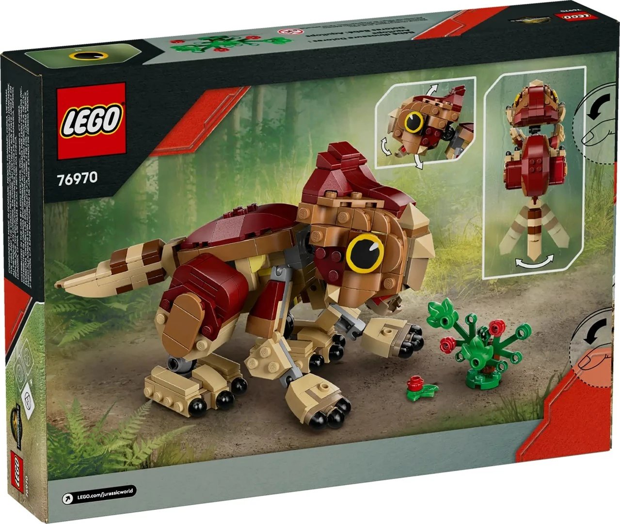 Set LEGO Jurassic World 76970 Baby Dinosaur Dolores Aquilops