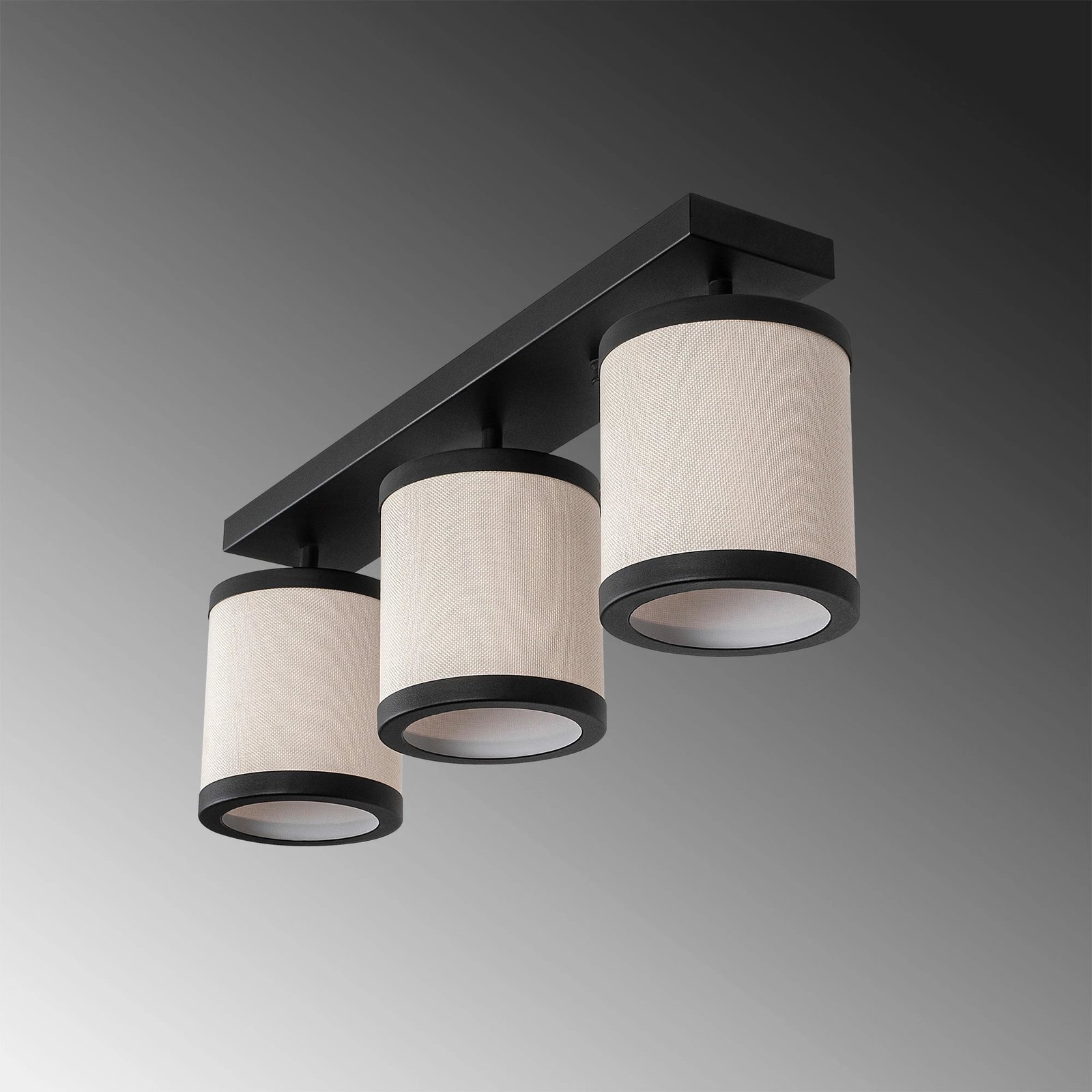 Llambë tavani Opviq, Way - 11636, e zezë dhe e bardhë