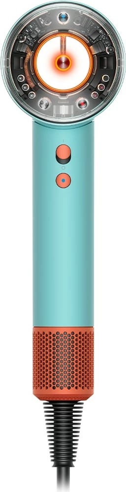 Tharëse flokësh Dyson Supersonic Nural, 1600 W, 13.3 l/s, Blu, Portokalli Tharëse flokësh Dyson Supersonic Nural, 1600 W, 13.3 l/s, Blu, Portokalli