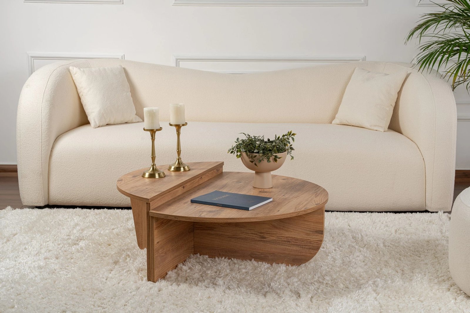 Tavolinë kafeje Nordure, Orion, ngjyrë pishë Atlantic