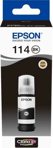 Bojë printeri, Epson, 114 EcoTank C13T07A140, pigment 70 ml, e zezë