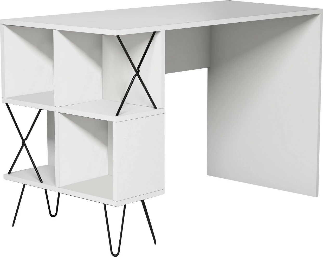 Tavolinë pune Hanah Home, ekstra, e bardhë