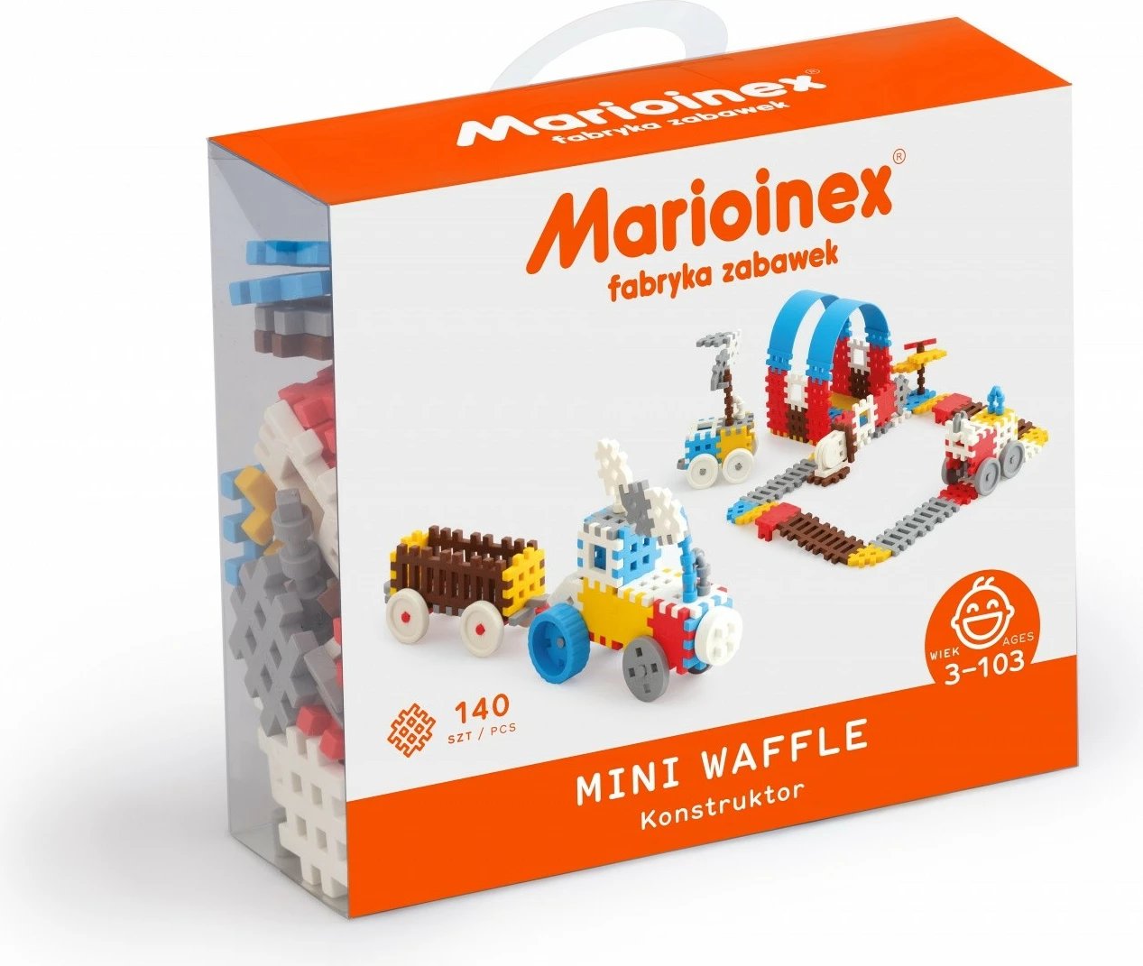 Set blloqesh ndërtimi Marioinex Mini Waffle Konstruktor, 140 copë, shumëngjyrëshe Set blloqesh ndërtimi Marioinex Mini Waffle Konstruktor, 140 copë, shumëngjyrëshe