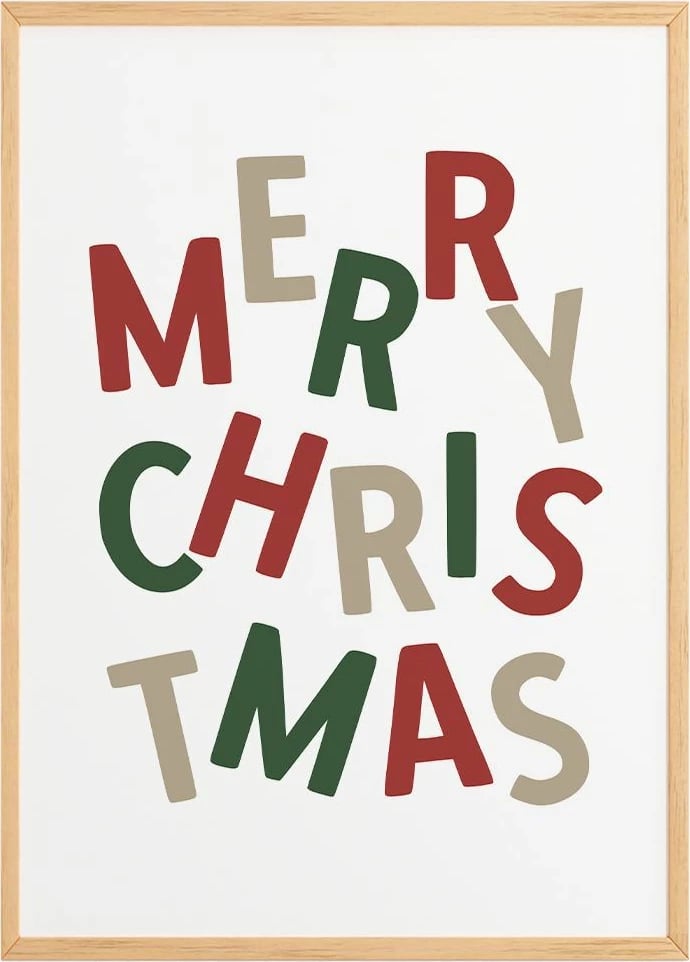 Pikturë dekorative me kornizë, shumëngjyrëshe, Wallity, Nwyearsngmdl28