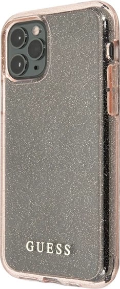 Mbështjellës Guess GUHCN65PCGLPI për iPhone 11 Pro Max, Glitter, Rozë