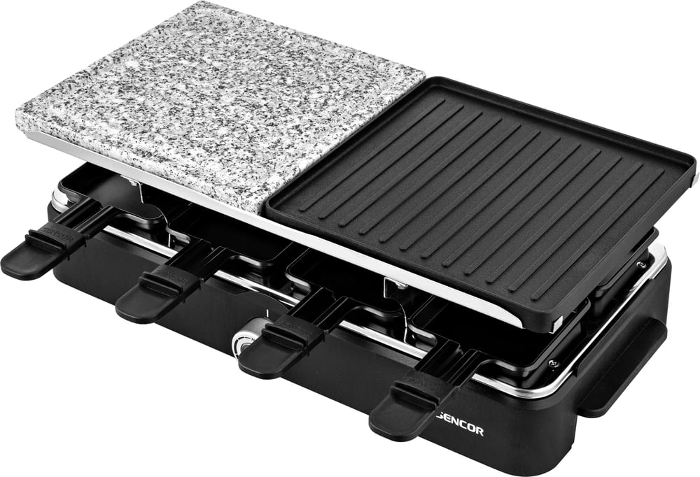 Grill elektrik Sencor Raclette SBG 0260BK, 1400 W, hirtë/ zezë