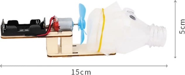 Set edukativ për fëmijë DIY - Mini fshesë elektrike