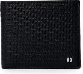 Portafogli për meshkuj Armani Exchange, të zezë
