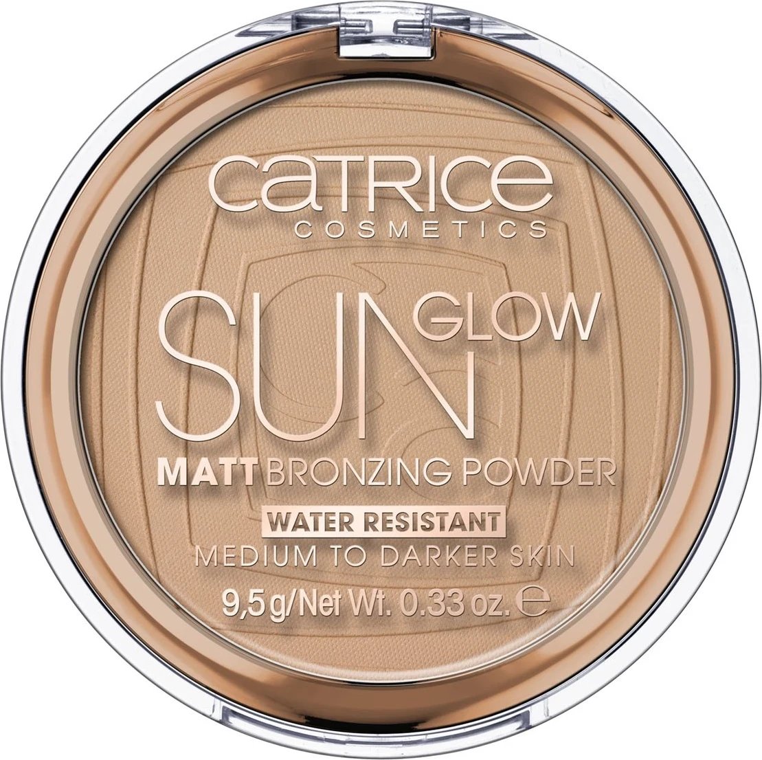 Bronzer Sun Glow Matt Water Resistant Catrice, no.035, 9.5g