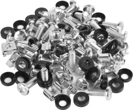 Set vida montimi M6 Lanberg AK-1302-S për kasë 19 inç, 50 copë