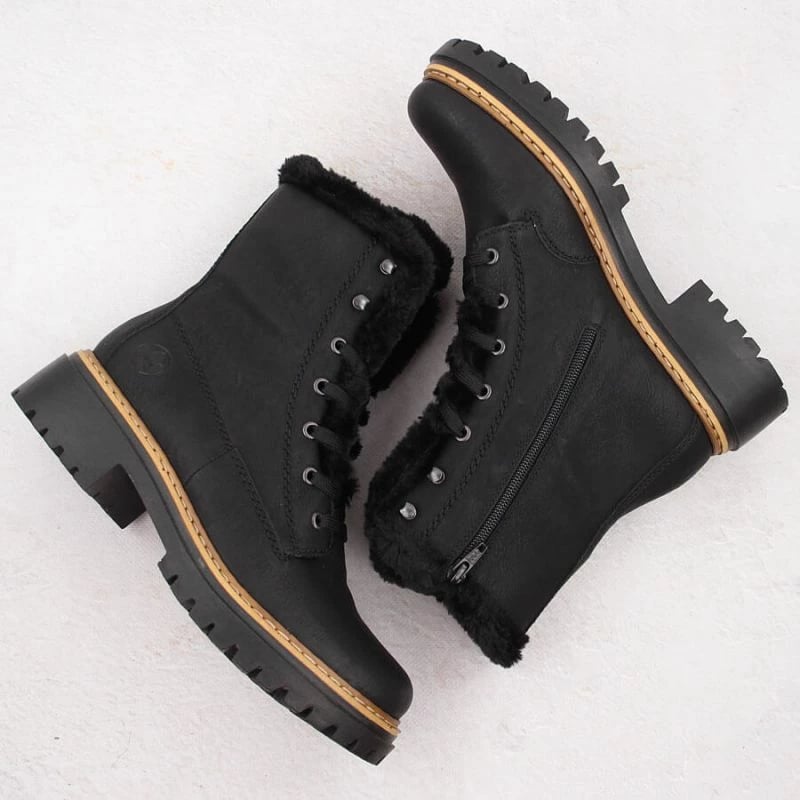 Çizme femra Rieker, të zeza