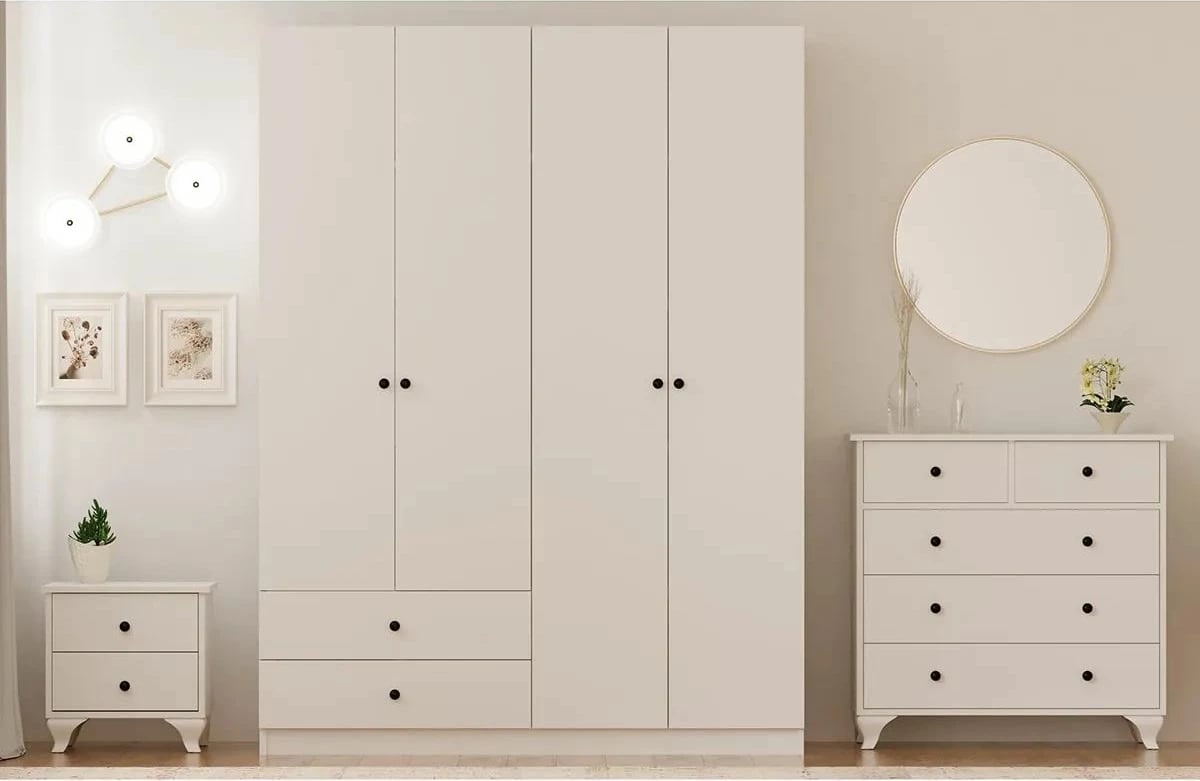 Set dhome për të rinj Skye Decor, ngjyrë e bardhë mat, Rb-068