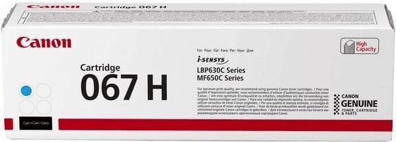 Toner Canon 067H 5105C002 rendiment 2350 faqe cyan