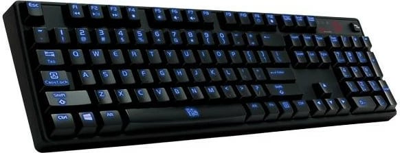Tastierë mekanike Thermaltake Poseidon Z, Brown Switch, ndriçim kaltër, QWERTZ, e zezë
