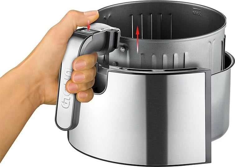 Fritezë me ajër të nxehtë UNOLD 58655, 5L, 1kg, 80-200°C, e zezë
