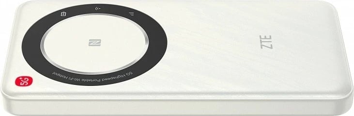 Ruter mobil 5G ZTE U30 Air Wi‑Fi dual-band 2.4/5 GHz 867 Mb/s NFC USB‑C bateri 4500 mAh i bardhë