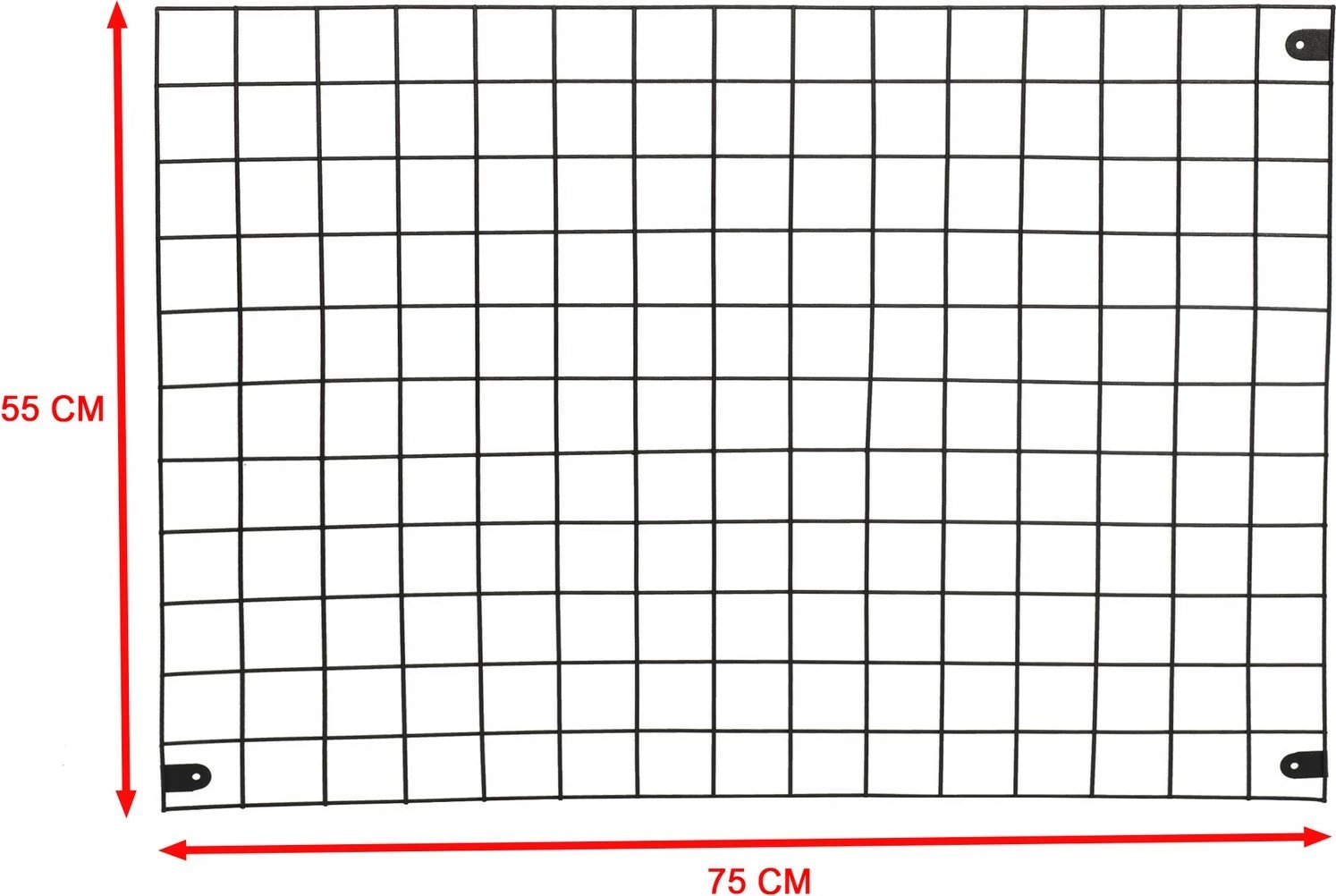 Raft muri metalik, ngjyrë e zezë, Skye Decor, Simon