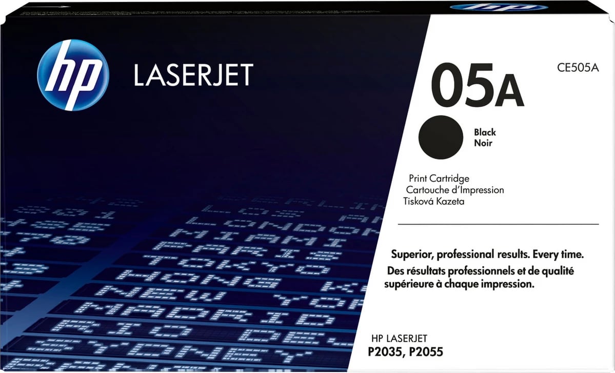 Toner HP 05A CE505A, standard, rendiment 2300 faqe, i zi
