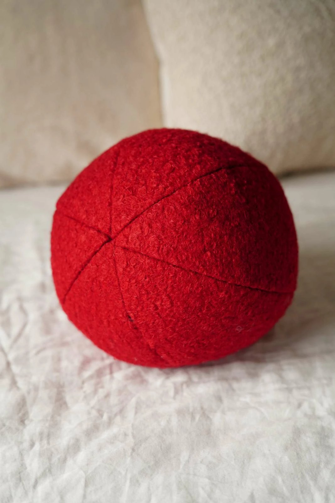 Jastëk dekorativ Evila Originals, Teddy Top 25, i kuq