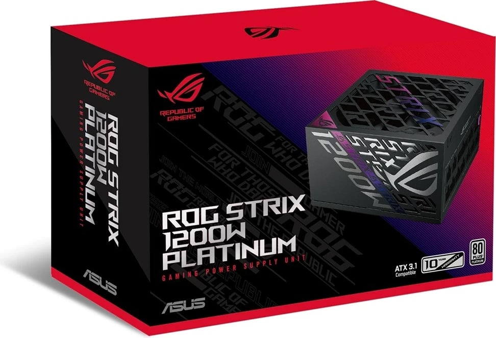 Njësi furnizimi ASUS ROG Strix 1200W, ATX, E zezë