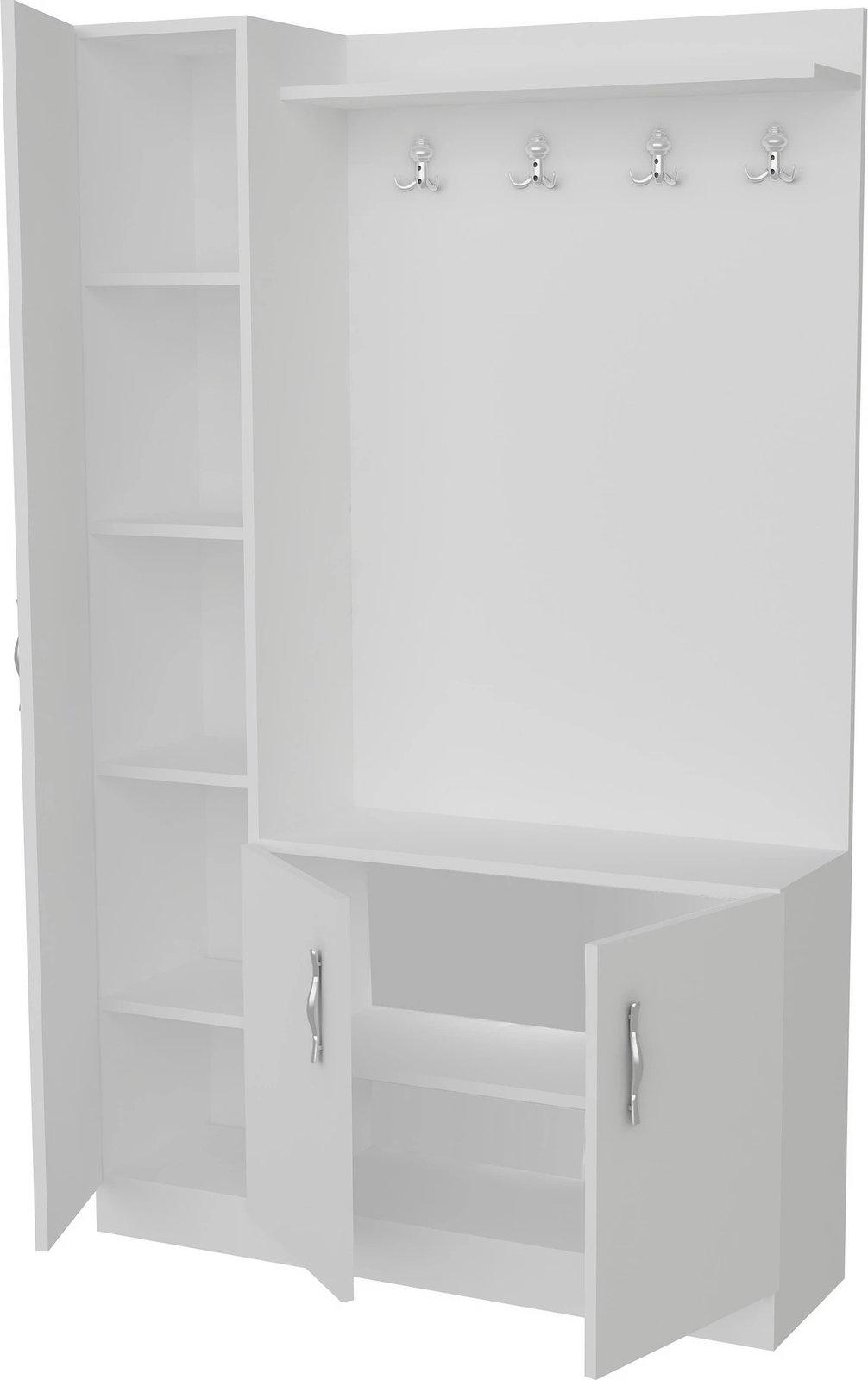 Stendë korridori Hanah Home, ngjyrë natyrale e bardhë