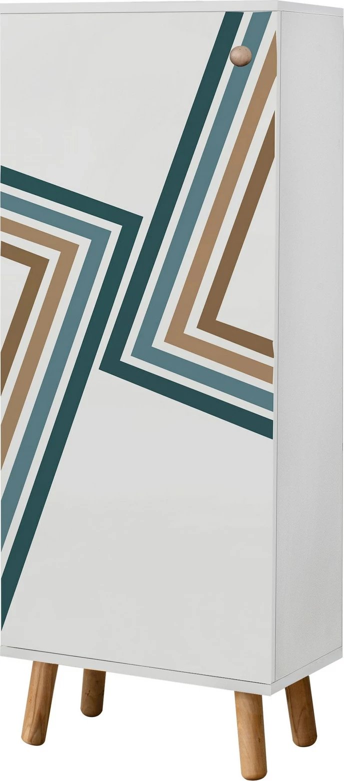 Set mobiljesh për korridor, ngjyrë e bardhë dhe e gjelbër, Skye Decor, 951 - 1070