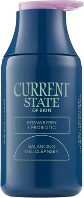 Gel pastrues fytyre unisex Current State Strawberry + Probiotic Balancing Gel Cleanser 150ml