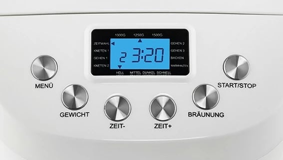 Makine buke UNOLD Backmeister Big, 1.5 kg, dritare shikimi, timer, kontroll variabel i ngjyrës së koreve, funksion mbajtje ngrohtë, 850 W