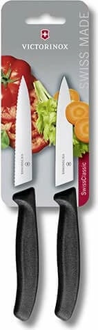 Thika SwissClassic prerje,Victorinox 10cm, 1 onde + 1 normale, e zezë