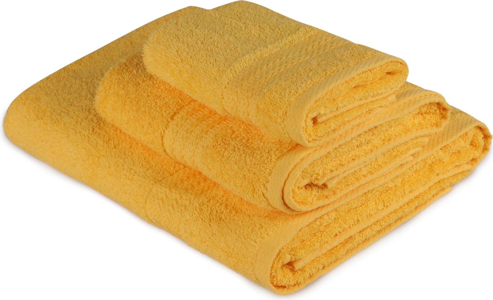 Set peshqirësh (3 copë), Mijölnir, Rainbow, ngjyrë e verdhë e errët