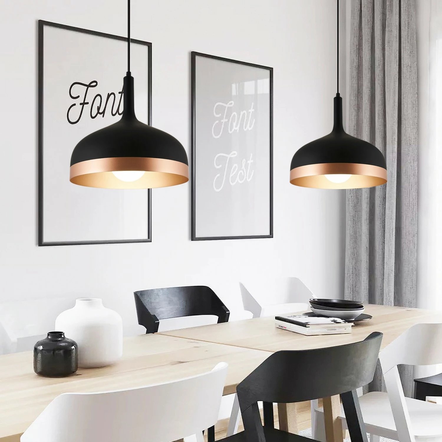 Llambë tavani Opviq, L1456, e zezë