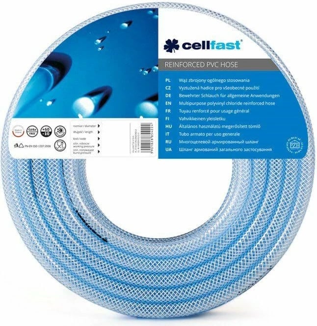 Zorrë universale e përforcuar CELLFAST 20-103, 8.0 mm x 50 m, transparente