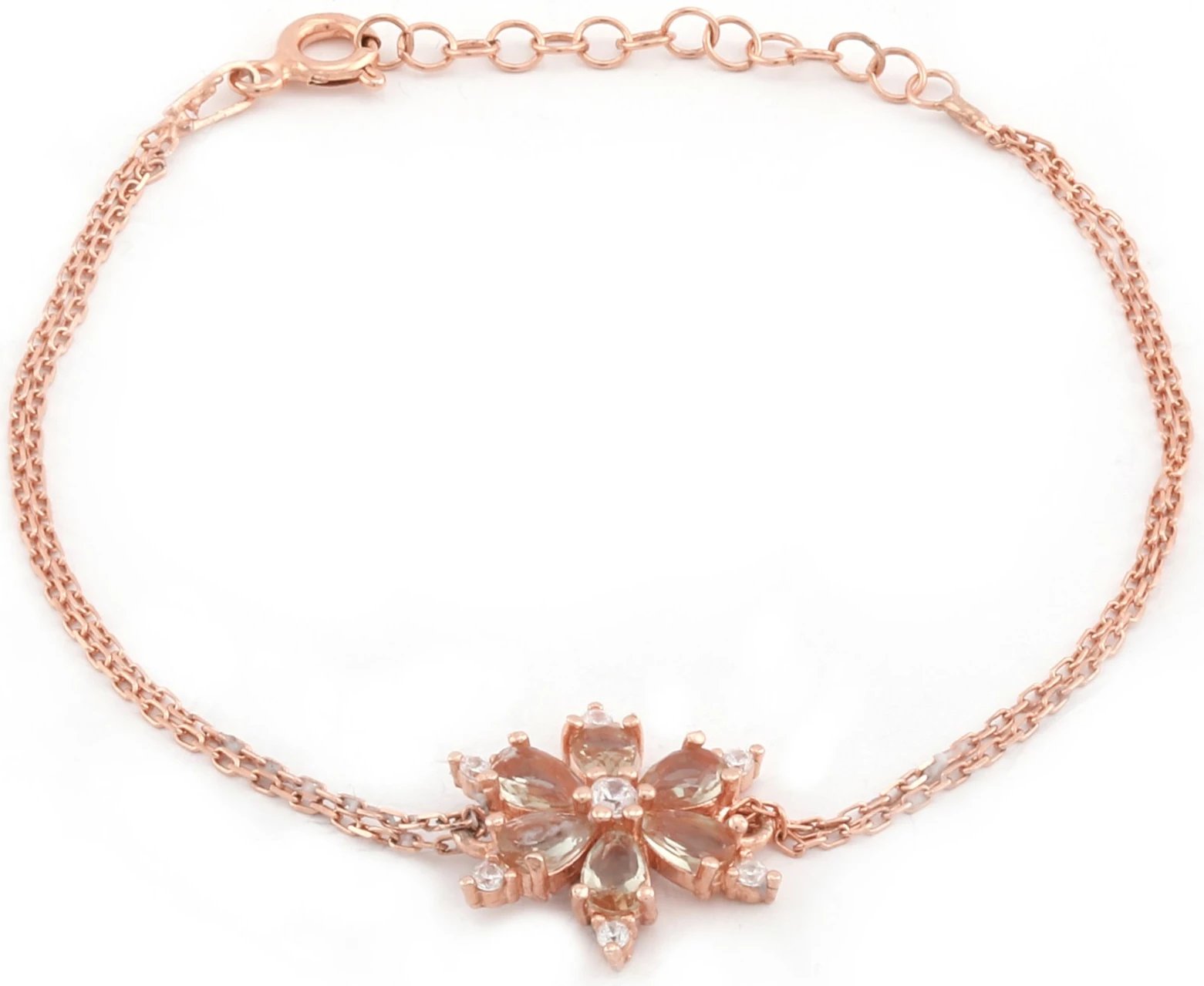 Byzylyk argjendi Jumeon, ngjyrë rozë e artë, NRZ1050