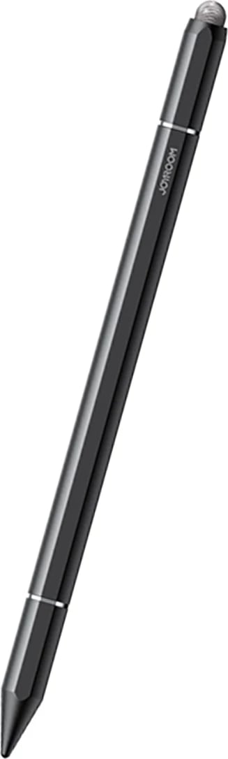 Stilus kapacitiv pasiv 3-në-1, Joyroom, JR-BP561, majë disk + majë gome + laps me bojë, trup alumini, magnetik, për pajisje me ekran prekje, e zezë