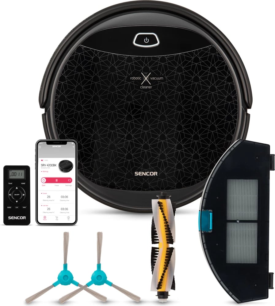 Fshesë robotike SENCOR SRV 4200BK, 25W, e zezë
