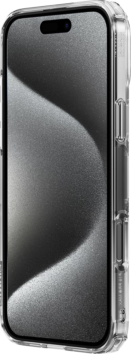 Mbështjellës Nillkin Nature Pro Magnetic Case për iPhone 16, MagSafe, Transparent & Bardhë Mbështjellës Nillkin Nature Pro Magnetic Case për iPhone 16, MagSafe, Transparent & Bardhë
