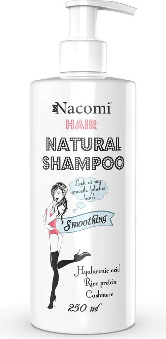 Shampon natyral për femra Nacomi Smoothing and Moisturizing 250ml