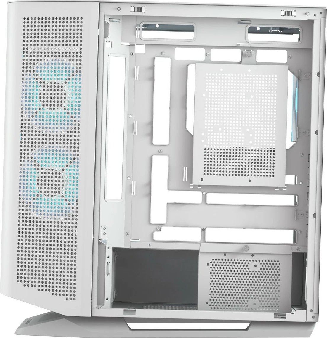 Kasë Cougar FV270 ARGB midi tower e bardhë