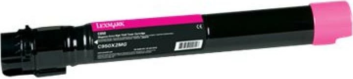 Toner Lexmark C950X2MG kapacitet shumë i lartë deri 24,000 faqe magenta