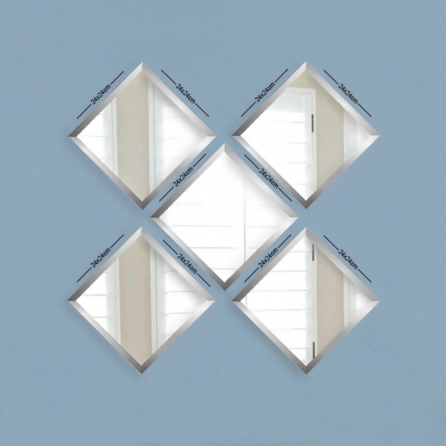 Set pasqyrash (5 copë), Wallity, SETAYNA_030