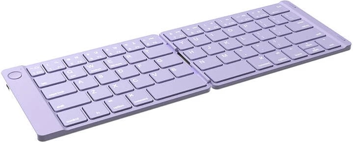 Set tastierë wireless e palosshme Delux KF10 dhe maus MF10PRO, vjollcë