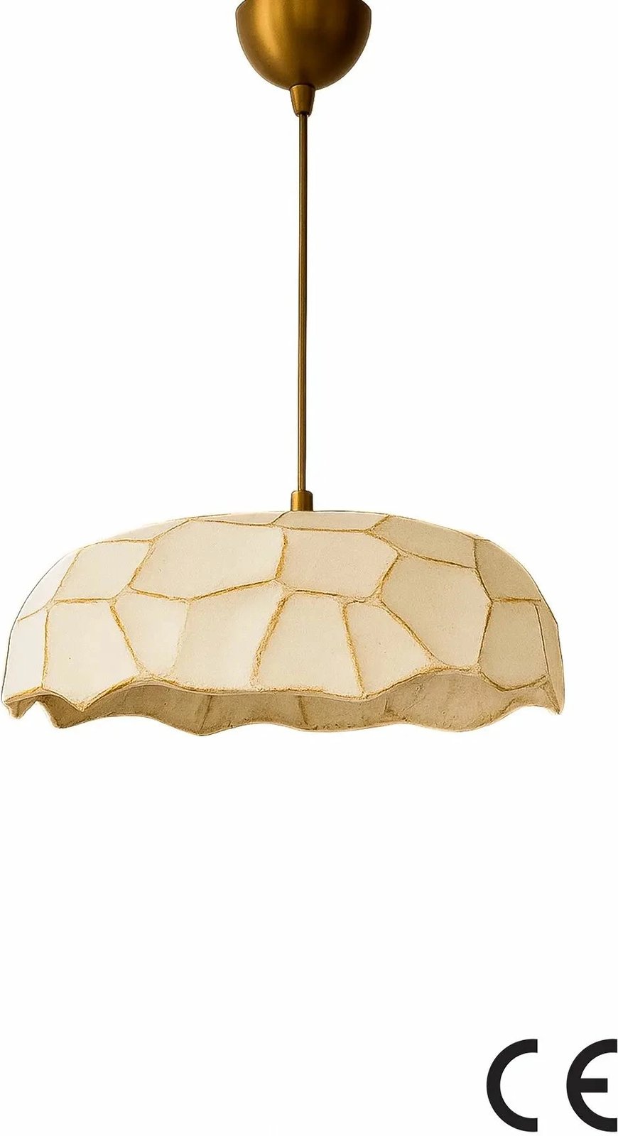 Llambë tavani Opviq, krem dhe ari, BK197