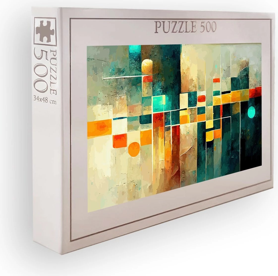 Puzzle 500 copë, Evila Originals, shumëngjyrësh, PZL_0116_500
