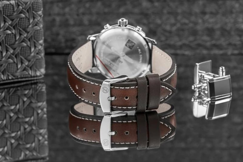 Orë dore për meshkuj Zeppelin, kafe