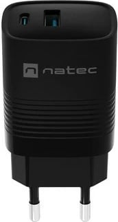 Karikues muri Natec Ribera GAN, 30W, 1x USB-A + 1x USB-C, i zi