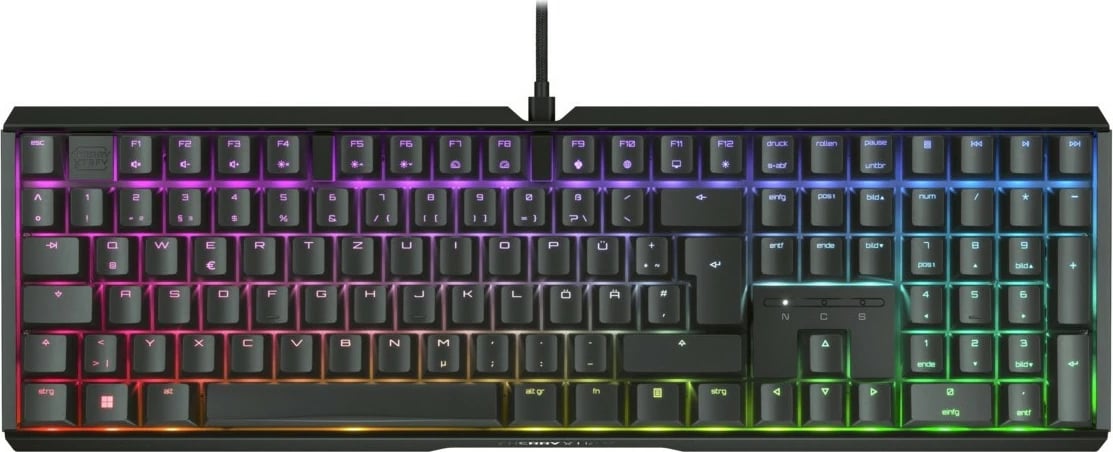 Tastierë mekanike Cherry XTRFY MX 3.1, Wired, USB, RGB LED, QWERTZ, e zezë