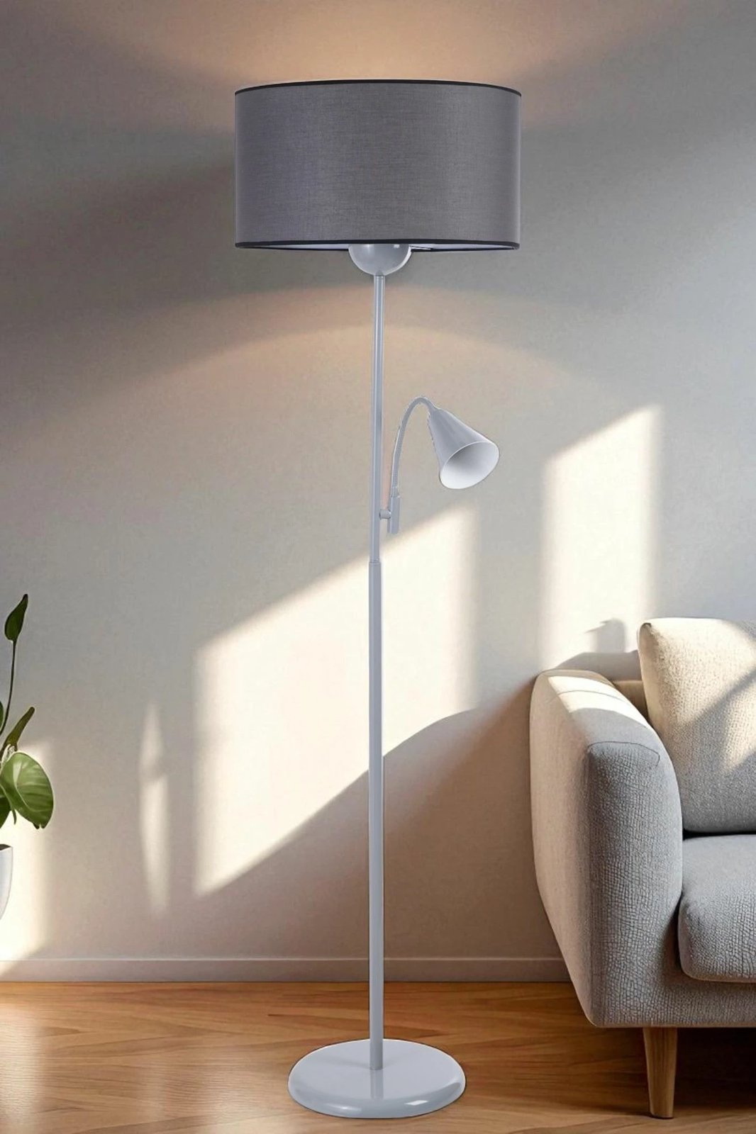 Llambë dyshemeje Opviq, gri, 8940-6