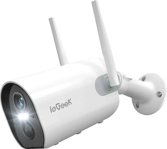 Kamerë sigurie wireless ieGeek ZS-GX2S, 2K, 5200mAh, e bardhë